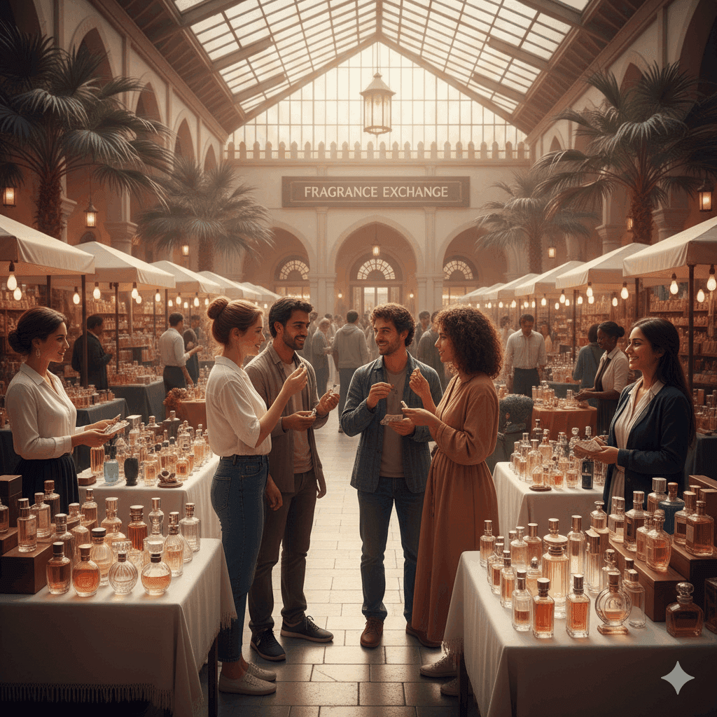 Luxury perfume collection